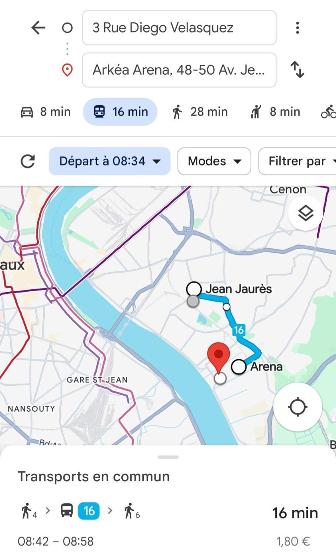 Appartement Avec 2 Chambres, Un Parking Prive, Terrasse, A Floirac-arkea Arena Bordeaux *